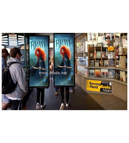 LED walking billboard advertising lightboxes, LED backpack light box