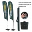 Beach flag feather flag whole set packing BFF-3