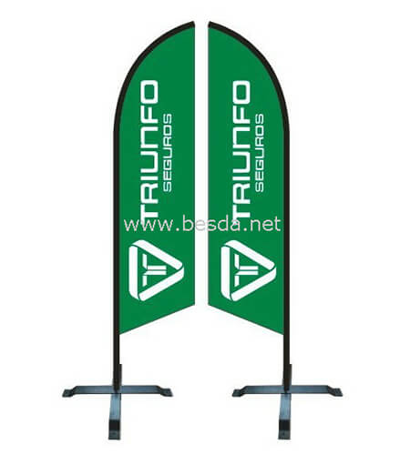 Besda beach flag feather flag Double sides BFF-1 2