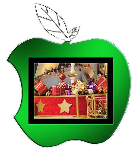 LED Acrylic light box apple shape CD-9