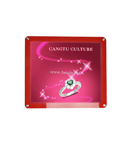 LED Acrylic Crystal light box customized size 30x30cm CD-10 1