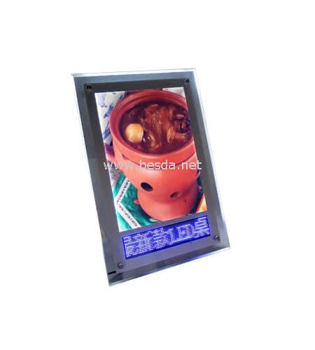 LED Acrylic Crystal light box CD-4 1