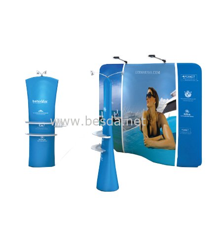 Besda Tension Fabric Display S shape TDSS-43 3