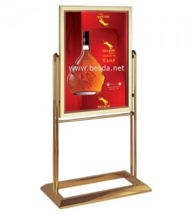 LED Ultra Thin Light Box Gold Frame LB-1 1