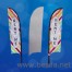 Fly banner double sides view with 3layers