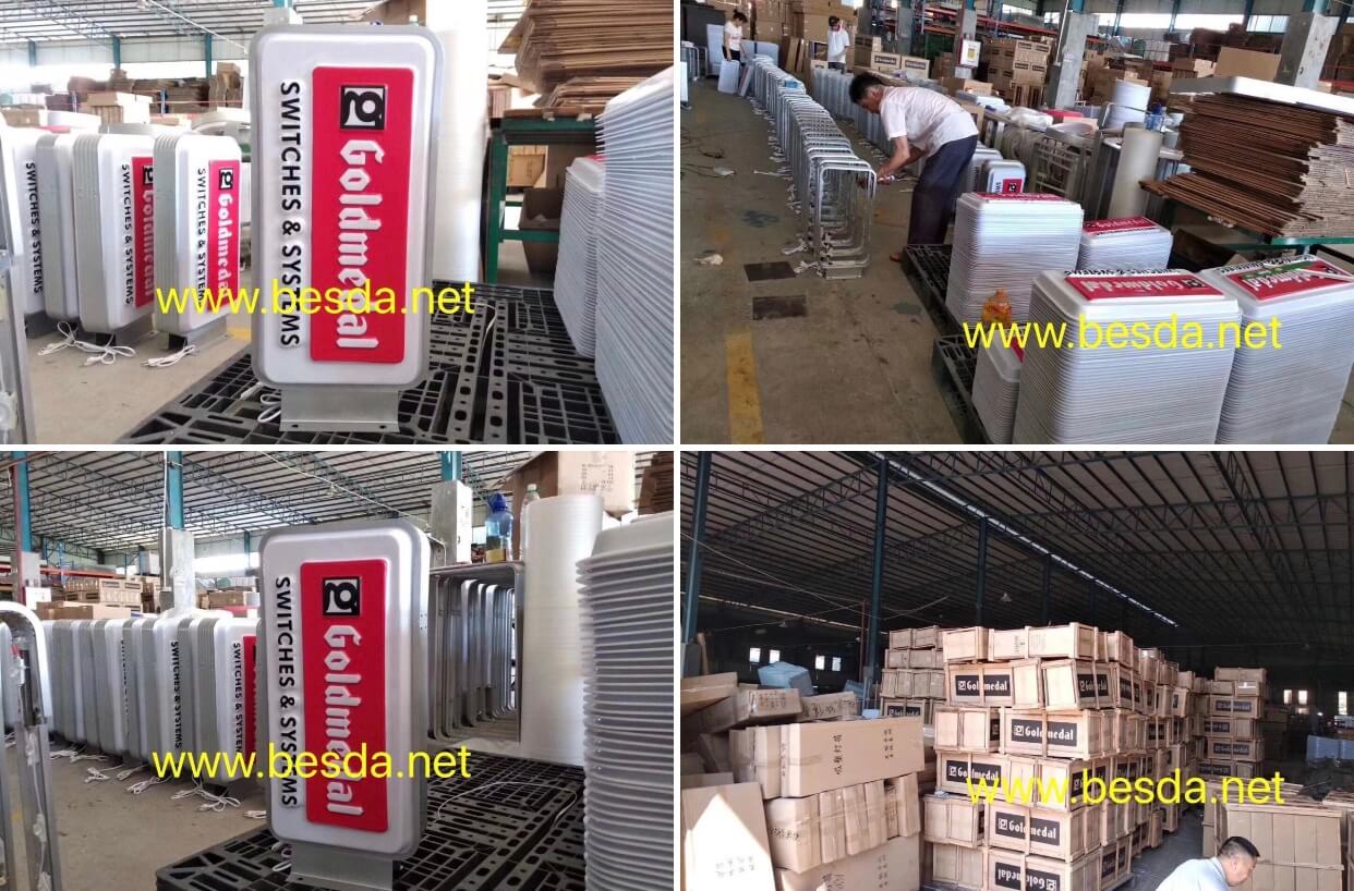 Besda LED outdoor signage production site