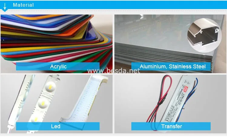 Light box raw material inspection